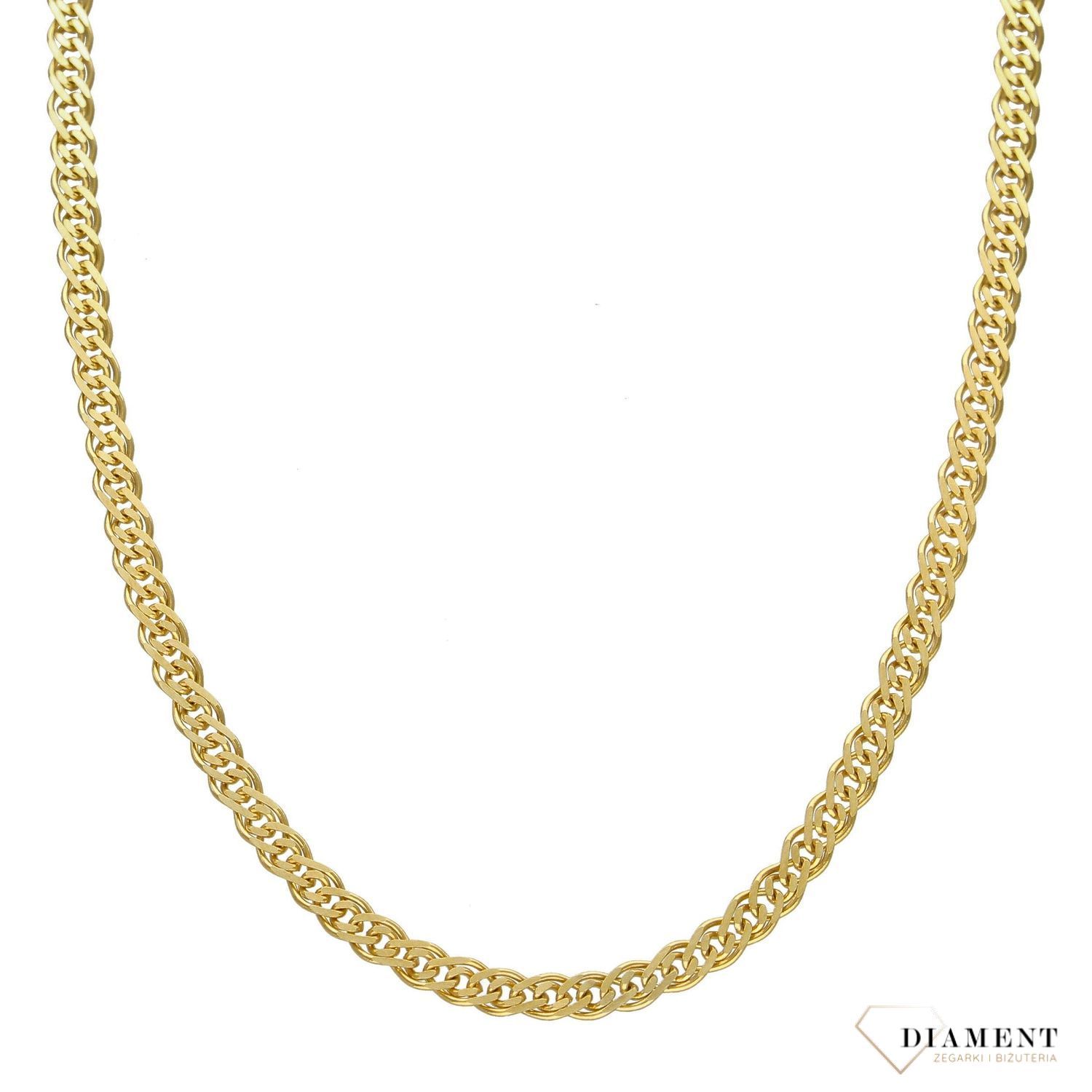 Złoty łańcuszek 585 mona lisa 3 mm OUŁ000000-027 3mm ✅ Złoty łańcuszek o uniwersalnym splocie mona lisy ✅.jpg